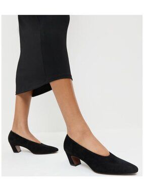 Loeffler Randall Neive Black Suede Low Pumps Sz 7.5